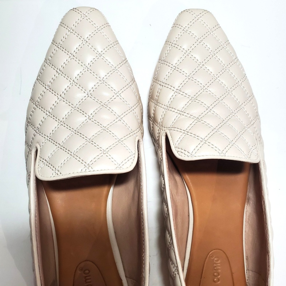 Corso Como Alanea Tapioca Quilted‎ Leather Loafers Flats Size US 10M - Picture 13 of 16